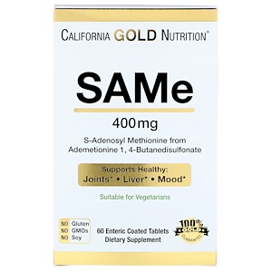 S-аденозил-L-метионин от California Gold Nutrition 
