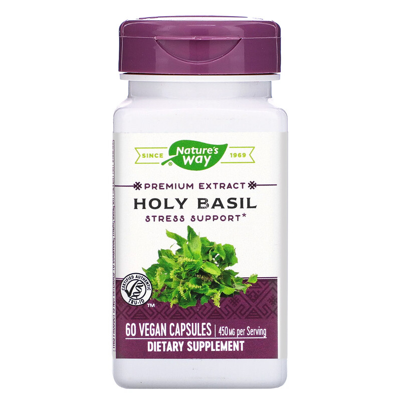 Nature's Way, Holy Basil, 450 mg, 60 Vegan Capsules