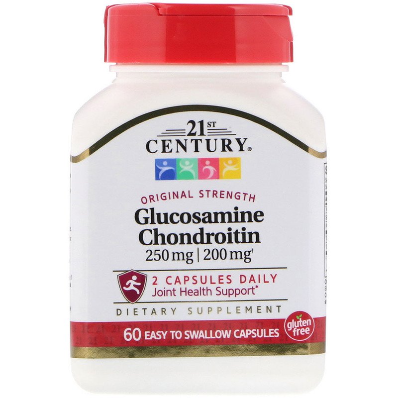 21st Century, Glucosamine Chondroitin, Original Strength, 60 Easy to Swallow Capsules