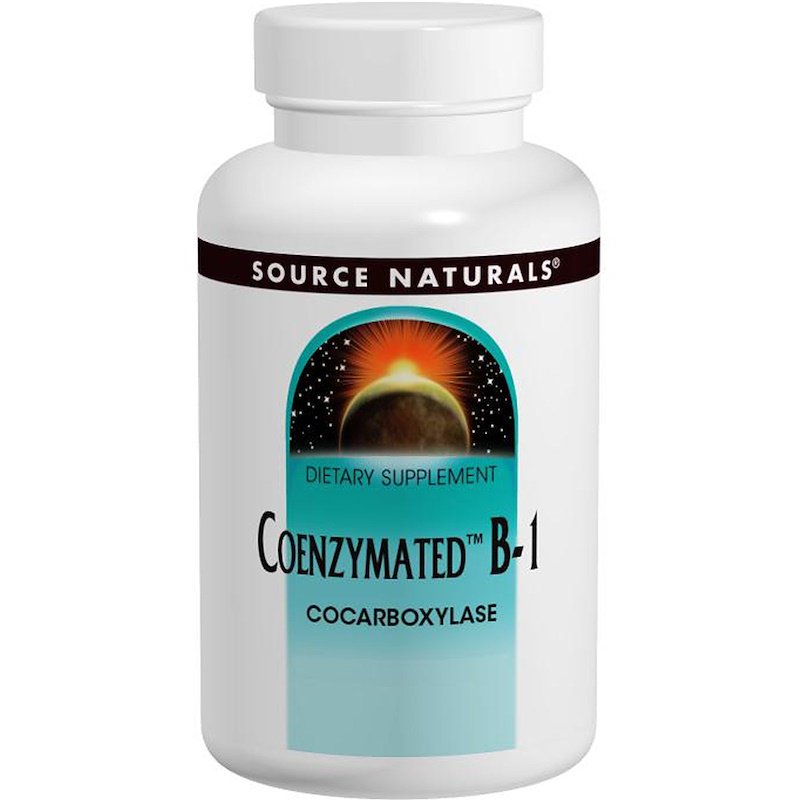  Source Naturals, Коэнзимированный витамин B-1, 60 таблеток