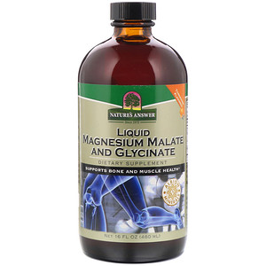 Nature's Answer, Liquid Magnesium Malate and Glycinate, Tangerine Flavor, 16 fl oz (480 ml)