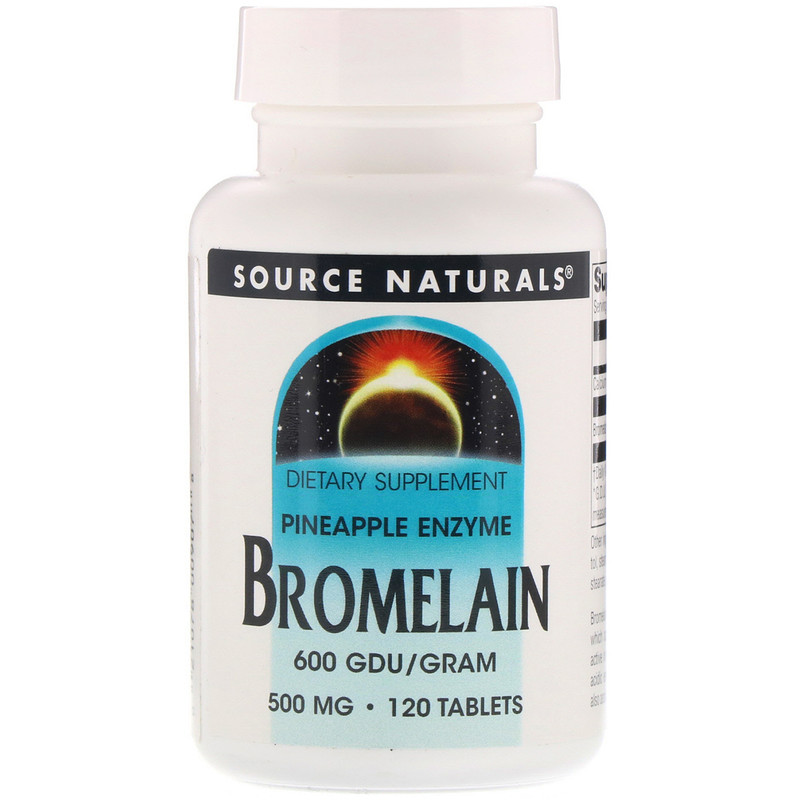 Source Naturals, Bromelain, 500 mg, 120 Tablets