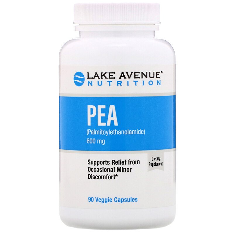 Lake Avenue Nutrition, PEA (Palmitoylethanolamide), 600 mg, 90 Veggie Capsules