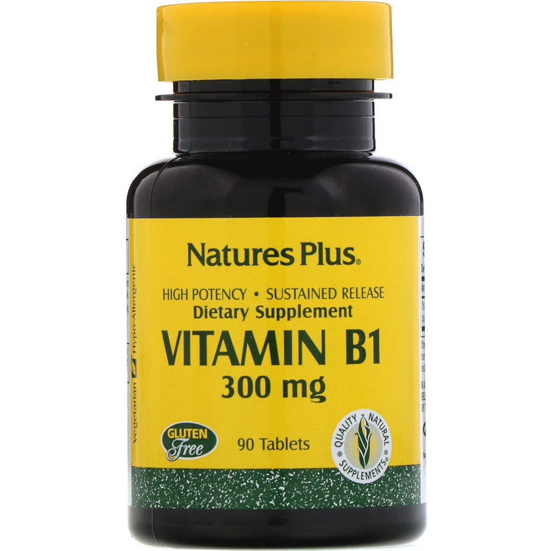 Nature's Plus, Витамин В1 (90 таблеток)