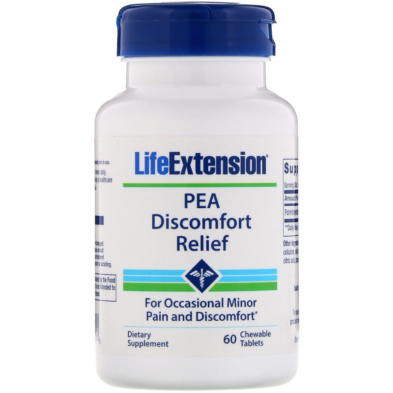 Life Extension, PEA Discomfort Relief, 60 Chewable Tablets